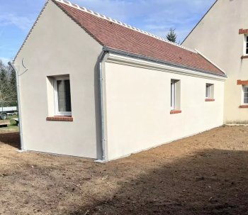 Agrandissement en brique traditionnelle