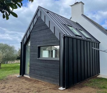 Agrandissement maison ossature bois Orléans