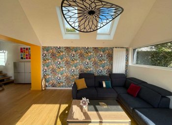 Extension maison bois contemporaine