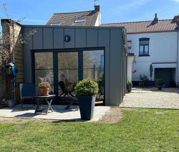 Surélévation en ossature bois sur pavillon existant